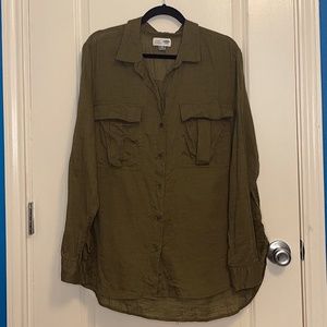Old Navy Classic Linen Button Down Shirt
